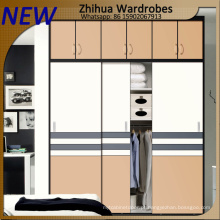 Zhihua Novo Design Wardrobe Armário Portas de correr